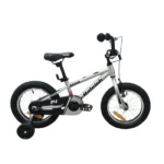 אופני ילדים BMX MXR 14 אינץ' Raleigh בצבע כחול – שלדת אלומיניום קלה, גלגלי עזר לביטחון, בלם רגל אחורי ובלם V קדמי, מתאים לגילאי 3–5 בתל אביב – אופני שחף