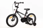 אופני BMX Raleigh MXR 16 אינץ׳ לילדים – שלדת אלומיניום קלה, גלגלי עזר, בלם V קדמי ומעצור רגל אחורי