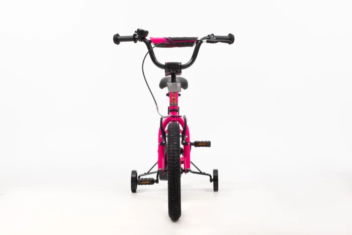אופני BMX Raleigh MXR 16 אינץ׳ לילדים – שלדת אלומיניום קלה, גלגלי עזר, בלם V קדמי ומעצור רגל אחורי