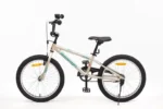 אופני BMX Raleigh MXR 20 אינץ' לילדים – שלדת אלומיניום קלה, צמיגי 20x2.4 רחבים, בלם V קדמי ומעצור רגל אחורי